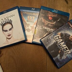 Blu-ray Movie Collection: Black Swan, 127 Hours, Terminator Salvation, Gamer